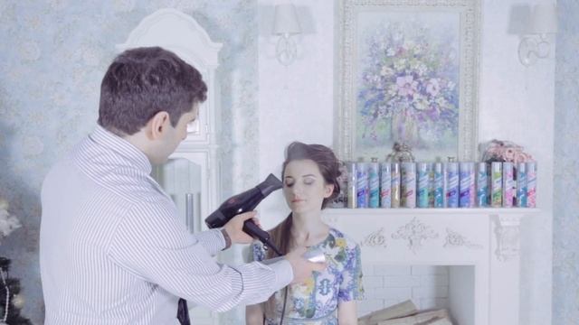 Арсен Бабаян.Рисунки на волосах с применением сухих шампуней