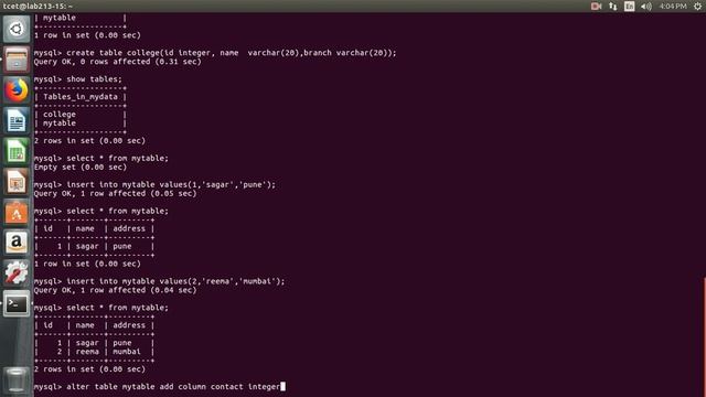 create DataBase and tables in Mysql смотреть онлайн