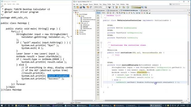 7.10 Assignment a4, JavaFX Desktop Calculator, the evaluation смотреть онлайн