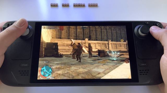 Middle Earth Shadow of War - Steam Deck handheld gameplay - part 2 (high graphics) смотреть онлайн