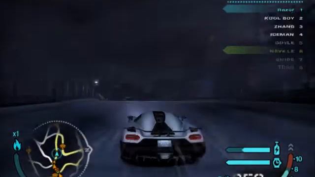 NFS Carbon Koenigsegg Agera R смотреть онлайн
