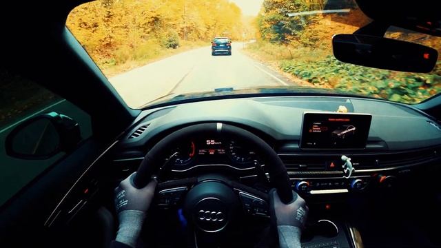 POV Audi S4 B9 Test Drive (ASMR) (POPS AND BANGS) смотреть онлайн