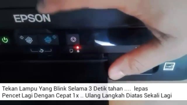 How to Reset Ink Level Epson L110, L210, L300, L350 & L355 ( Red Light Blinking ) Epson L Series смотреть онлайн