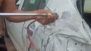 Самодельный споттер из аккумулятора