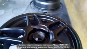 Как покрасить диски переходом в два цвета