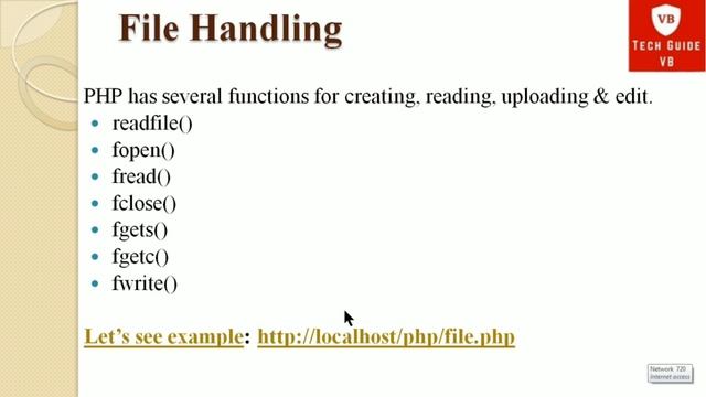 File Handling in PHP with example | PHP File Handling (Create, Open, Read files using PHP) part 13 смотреть онлайн