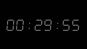 Таймер 60 минут (обратный отсчёт)