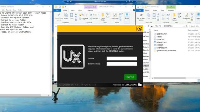 QuickTech Self Boot - How to Update (Legacy Mode) смотреть онлайн