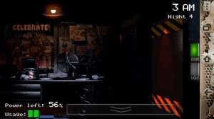 [Прохождение fnaf 1] 4 ночь. Смерть фонгая