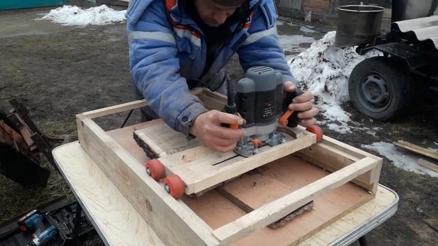 Разделочная доска из дуба. смотреть онлайн