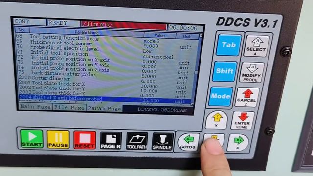 XYZ Probe on DDCSV3.1 Offline Control смотреть онлайн