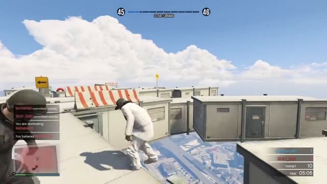GTA5 deathmatch sky fight смотреть онлайн