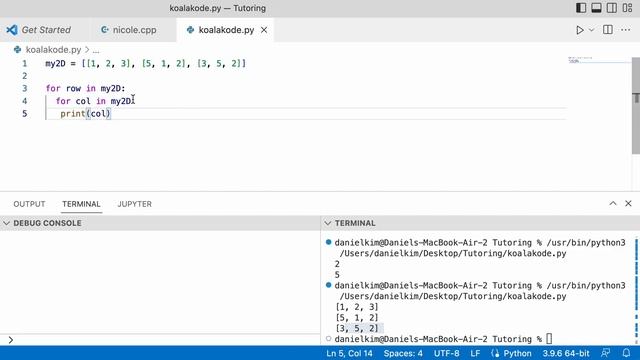 Python 100 - Lesson 6 Training (2D Arrays) смотреть онлайн