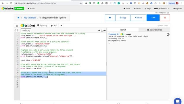 String methods in Python - Python MC смотреть онлайн