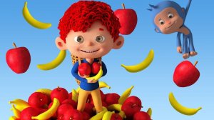 Яблоки Бананы - Развивающие песенки для детей