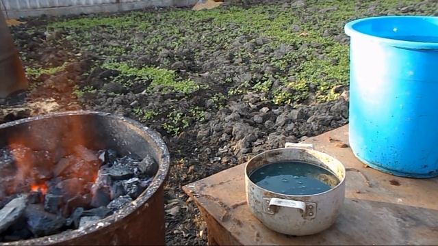 "Грамотная" закалка топора из 9ХС своими руками в домашних условиях!!! смотреть онлайн