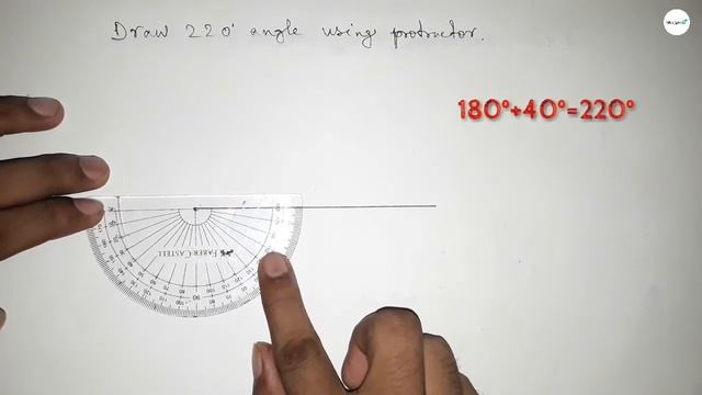How to draw 220 degree angle using protractor.make 220 degree angle using protractor. shsirclasses. смотреть онлайн