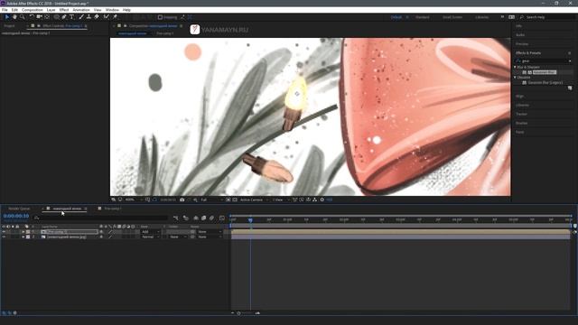 КАК СДЕЛАТЬ ЭФФЕКТ МИГАНИЯ ЛАМПОЧКИ на гирлянде в AFTER EFFECTS | урок для начинающих смотреть онлайн