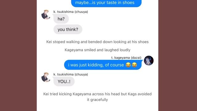 Kageyama as Osamu Dazai || Kageyama Harem || TsukiKage (?) || смотреть онлайн