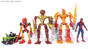 Обзор наборов Lego Bionicle #8727/8728 Джаллер/Хали (Jaller/Hahli) [Тоа Иника: Часть 1]