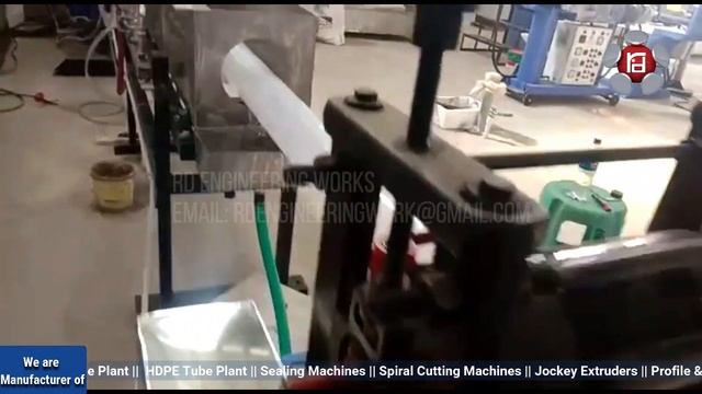 Lay Flat Hose LLDPE Agricultural Lapeta Delivery Pipe Extrusion Plant By RD Engineering Works