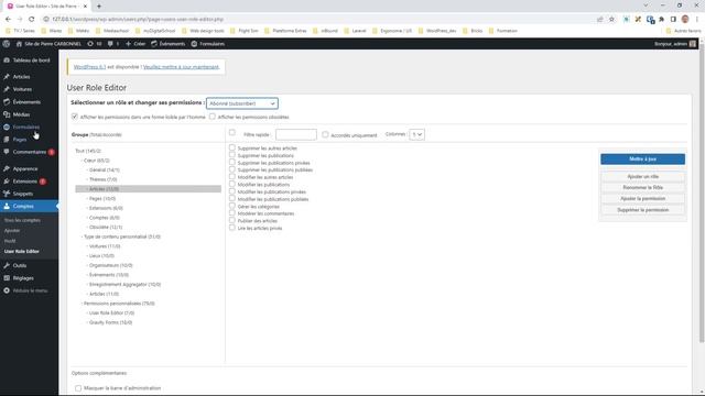 WORDPRESS, LES CAPACITÉS, LES RÔLES ET LES UTILISATEURS avec USER ROLE EDITOR смотреть онлайн