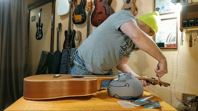 Гитара Crusader после ремонта DEmelyanov