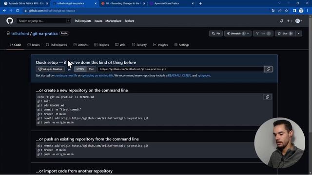 ? #01 Crie o Repositório (Local/Remoto) e envie alterações - Aprenda Git na Prática смотреть онлайн