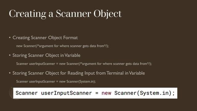 Reading User Input From Terminal in Java смотреть онлайн