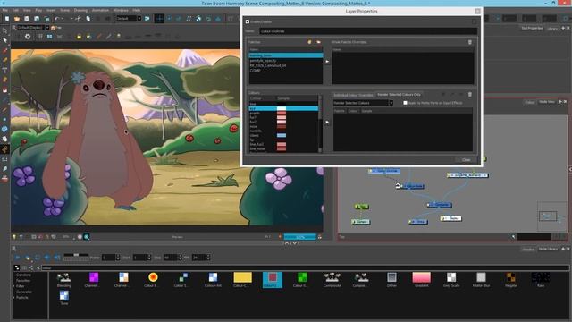 How to Use Colour Override and Colour Selector Mattes with Harmony Premium смотреть онлайн