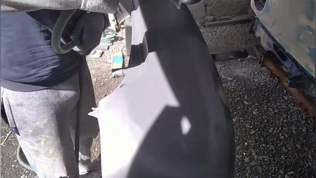 Мазда Примаси ремонт крышка багажника и задний бампер смотреть онлайн