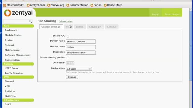 Mail Server Zentyal смотреть онлайн