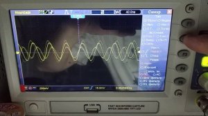 Снятие АЧХ фильтра с помощью осциллографа и генератора