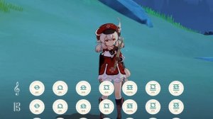 ЛЁГКАЯ ПЕСНЯ на лире в геншин импакт!!туториал