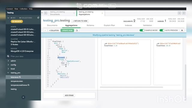 How to Use $let (aggregation) in MongoDB смотреть онлайн