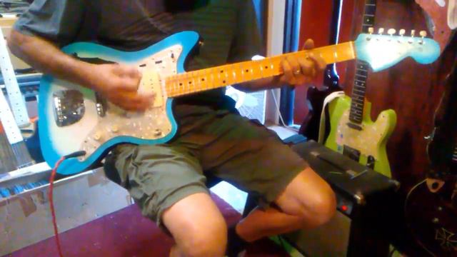 SOLD THINJAZZMASTER THIN LINE BLUE BURST CUSTOM BUILT смотреть онлайн