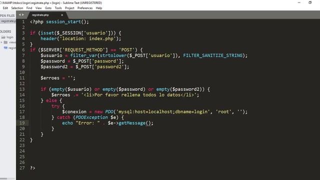 Inicio de Sesion y Registro de Usuario con php y MySQL Parte 3 смотреть онлайн