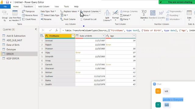 Day06 NUMBER FUNCTIONS FILL ,PIVOT AND UNPIVOT IN POWER QUERY смотреть онлайн