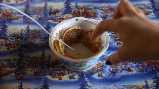 DIY//Новогодняя свеча с фруктами своими руками смотреть онлайн