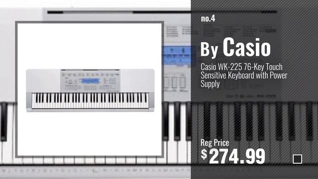 Top 10 Casio Wk [2018]: Casio Inc. WK245 76-Key Touch Sensitive Keyboard with Power Supply смотреть онлайн