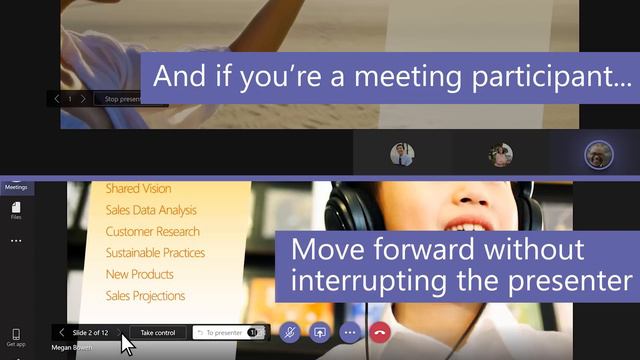 How to share PowerPoint slides in Microsoft Teams смотреть онлайн