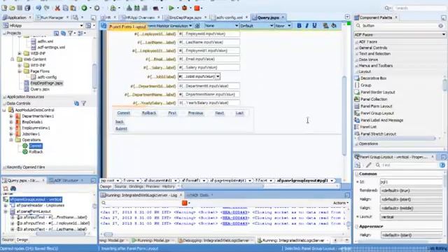 Oracle ADF - End- End Application Development - Part 4 - Partial Page Rendering смотреть онлайн