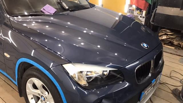 BMW X1 полная полировка на таймлапс. Нанесение керамики! Машина стала как Новая! смотреть онлайн