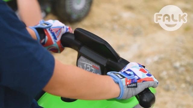 Kawasaki Bud Racing quad motor i motorek dla dzieci FALK w akcji w terenie 402KX 502KX 609BR смотреть онлайн