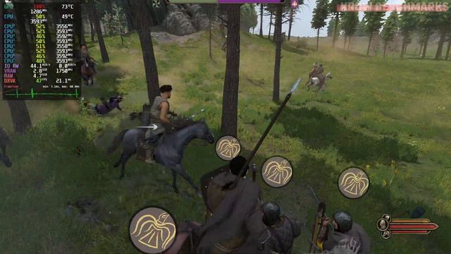 Mount & Blade II: Bannerlord On Linux | Lutris + DXVK | RX 570 + R5 1400 | Arch Linux