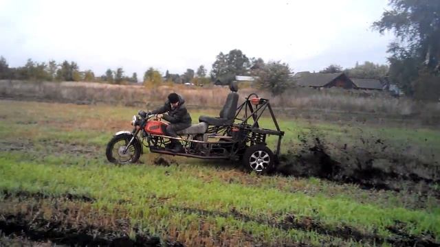 Трицикл с двигателем ВАЗ-2109 смотреть онлайн