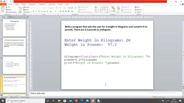 Command Line Arguments in Python 28-05-2021 смотреть онлайн