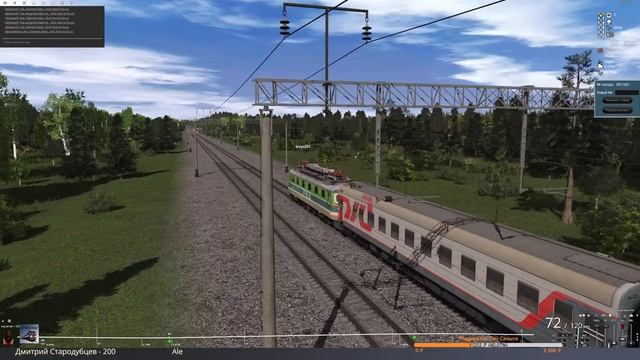 Trainz19 Неофициальный мультиплеер  карта Грегово.1440p