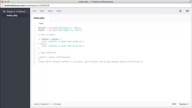 Php#6.3 DateTime Comparisons смотреть онлайн