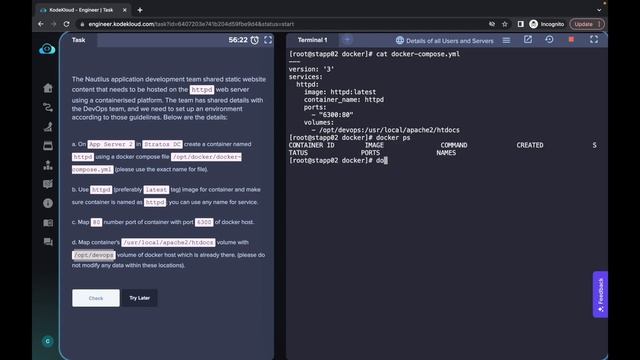 Write a Docker Compose File Kodekloud смотреть онлайн